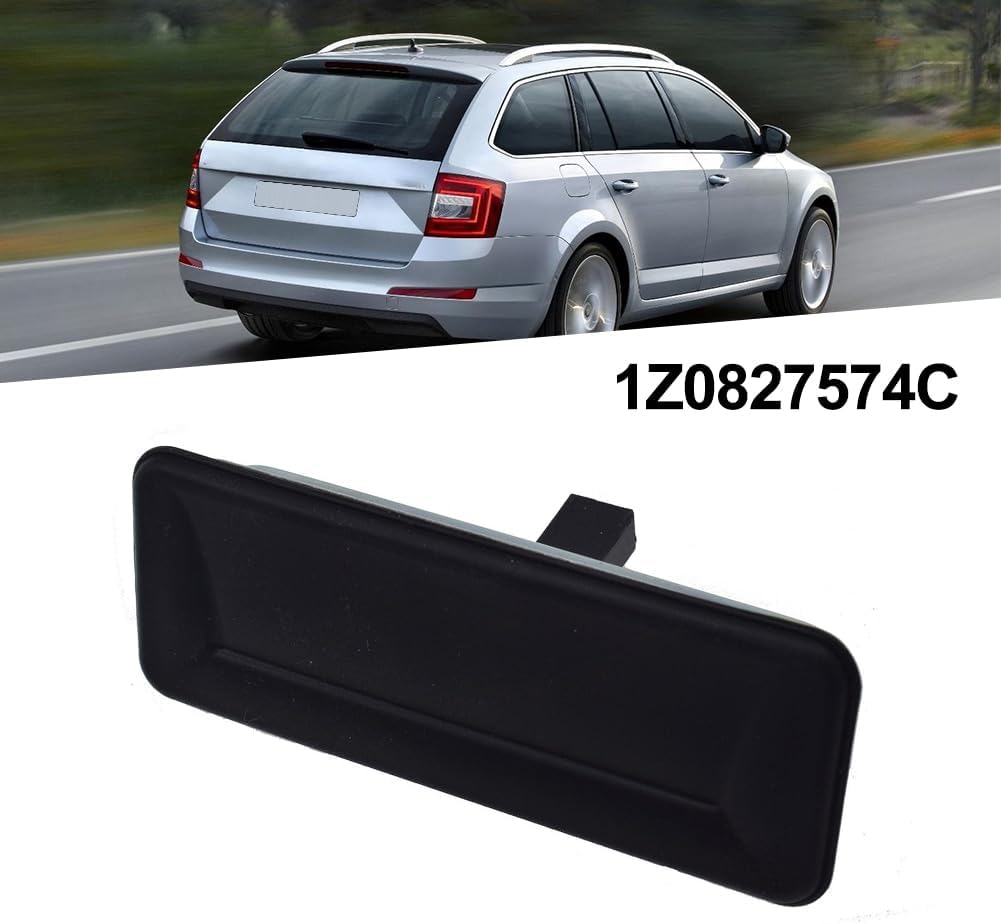 Car Trunk Switch Button Car Rear Trunk Lock Release Handle Switch Tailgate Open Button for Skoda for Octavia Ii 04-13 1Z0827574C
