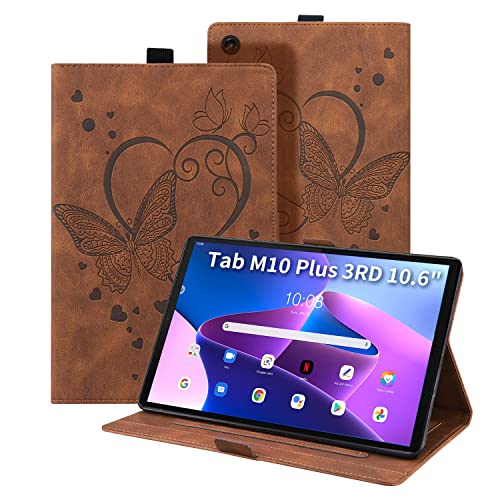 Auslbin Case for Lenovo Tab M10 Plus 3rd Gen (2022) 10.6 Inch PU Leather Car Case with Stand Protective Case for Lenovo Tab M10 Plus 3rd Generation