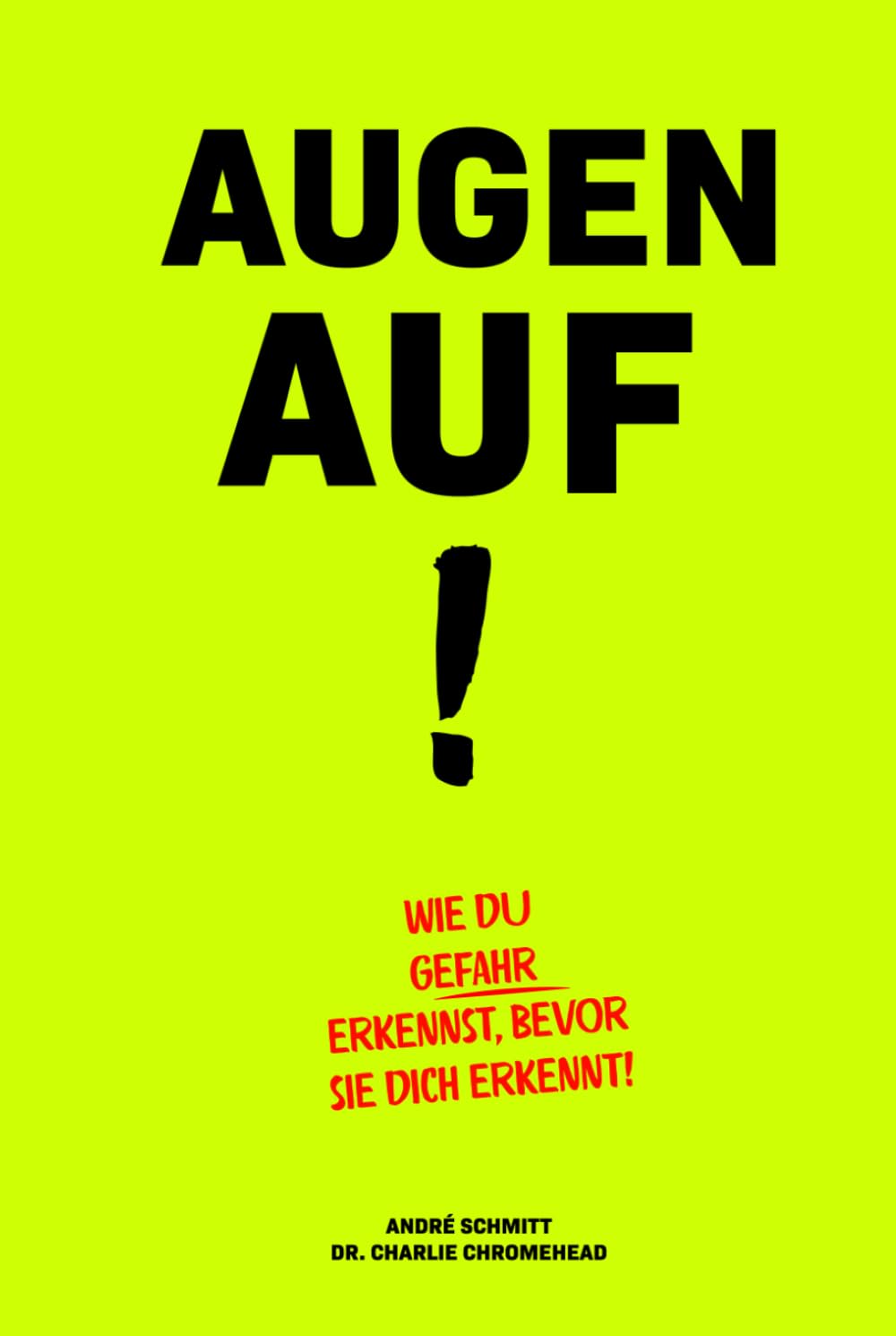 Augen Auf!: Wie du Gefahr erkennst, bevor sie dich erkennt