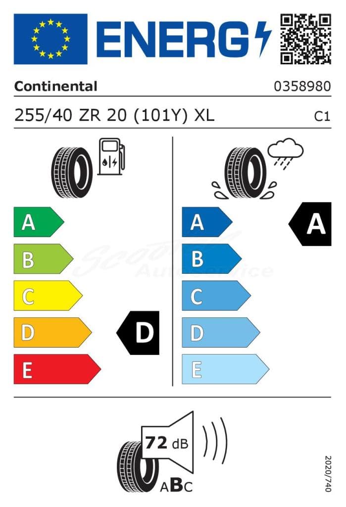 Opony letnie Continental Csc5P Mo 255/40 R20 101Y