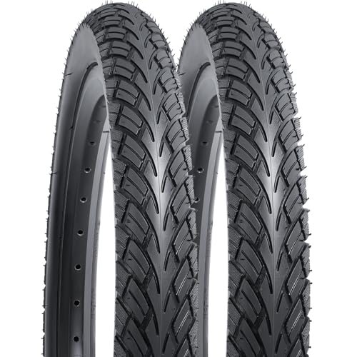 YUNSCM 16x1.75/47-305 Kid Bike Tires 16 Folding Replacement Bicycle Tires Compatible with 16 x 1.75 Kid/Road/Urban Bike Bicycle Tires-2 PCS (Y-1473)