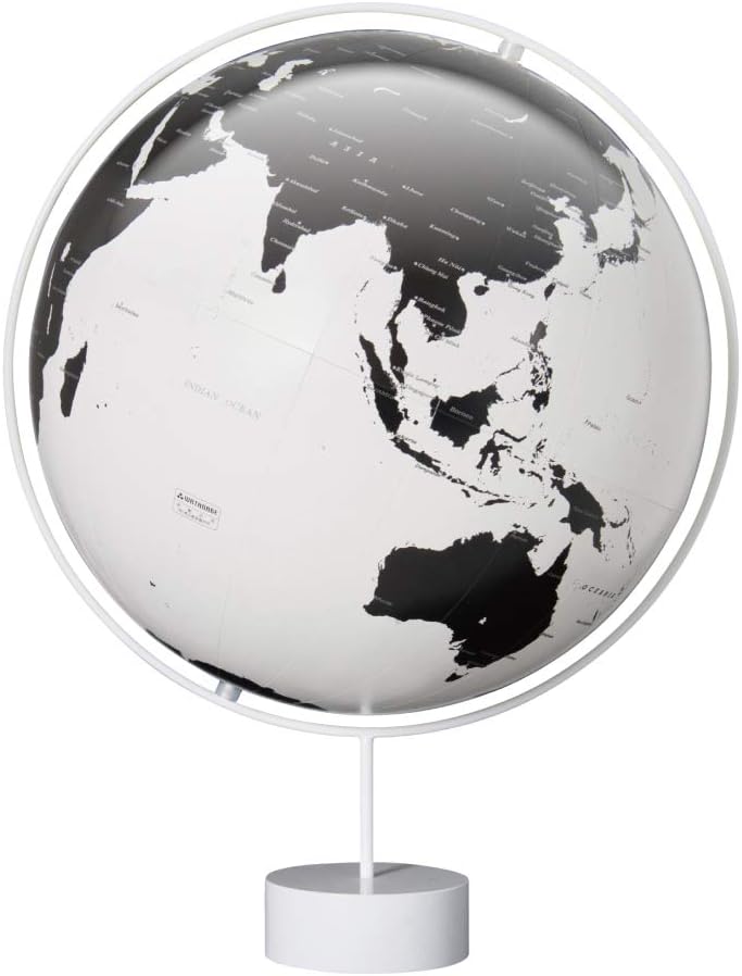 Watanabe 教具 Edison Design Globe Corona W – 3602 Steel Base Ball Diameter 26 cm Scale 4,850 Million Quarter 1