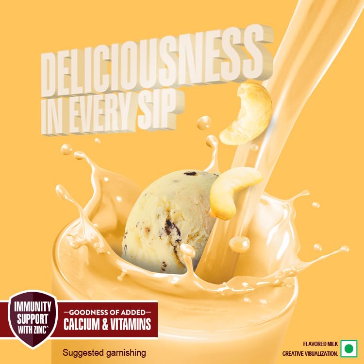 Image of Hershey's Cashew Butterscotch Ice Cream Flavored Milkshake | Enriched with Calcium | 180ml