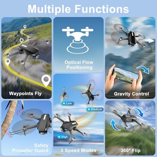 2K Drone with Camera for Adults & Beginners, Mini Drone with 2 Batteries - image 3