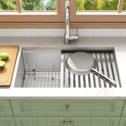 LQS 30 Stainless Steel Kitchen Sink with Accessories