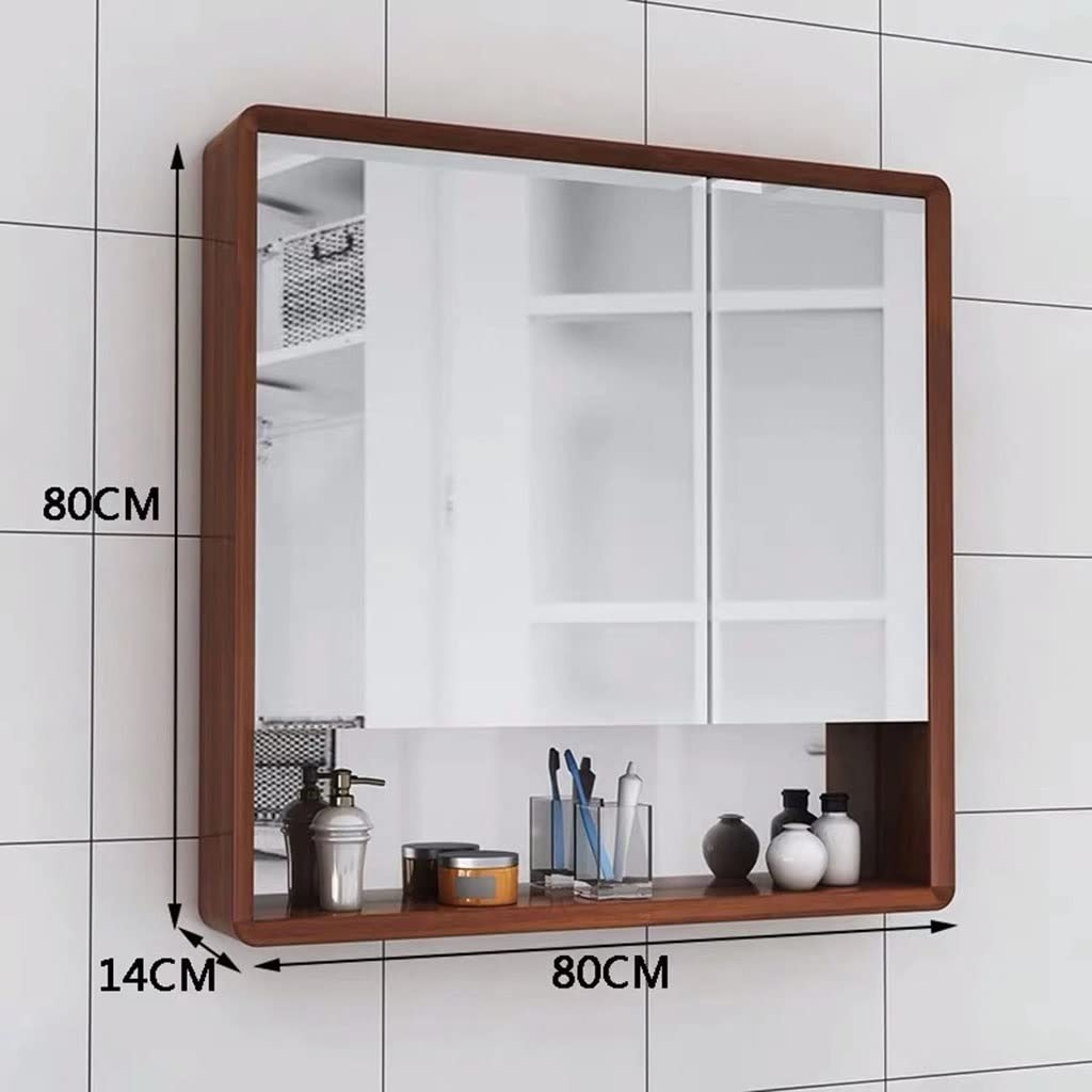 Espejos de tocador montados en la Pared Almacenamiento de baño Gabinete con Espejo Objetivo Botiquín con Espejo Espejo de baño HD Gabinete con Espejo Objetivo Gabinete de almacenam