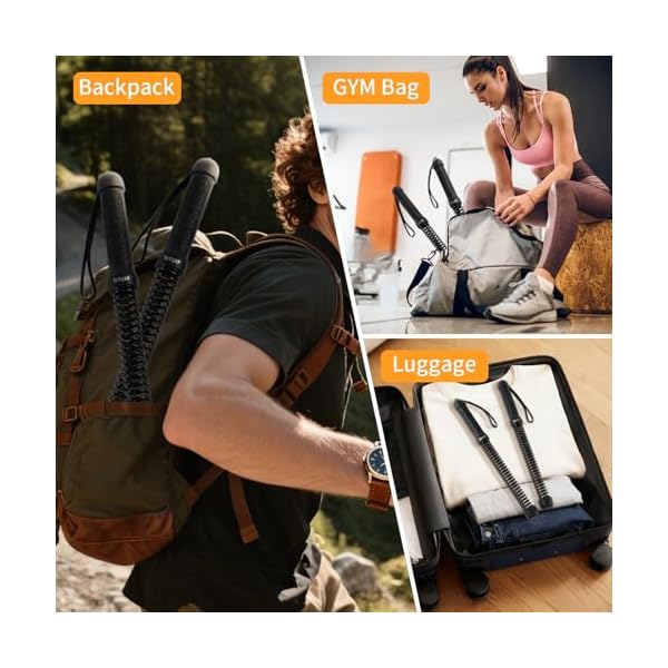 Portable Heavy Duty Cordless Battle Ropes for Home Gym - Image 4