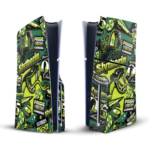 Protection Harry Potter Serpentard PS5 Slim Disc anti-poussière