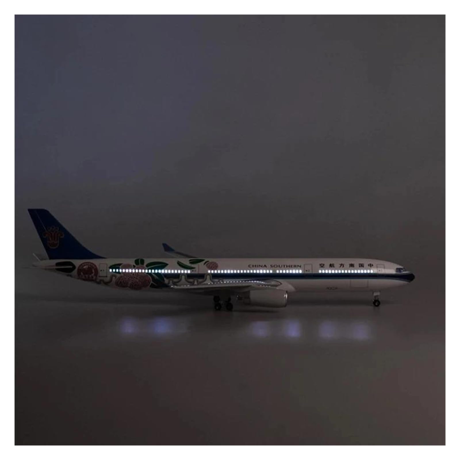 Grand modèle avion A330 47cm en résine stable pour remplacer les maquettes plastique