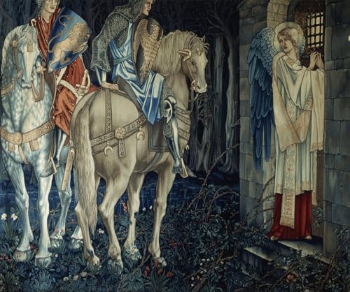 Peinture sur Toile L'échec de Sir Gawain Edward Burne Jones 60x90cm