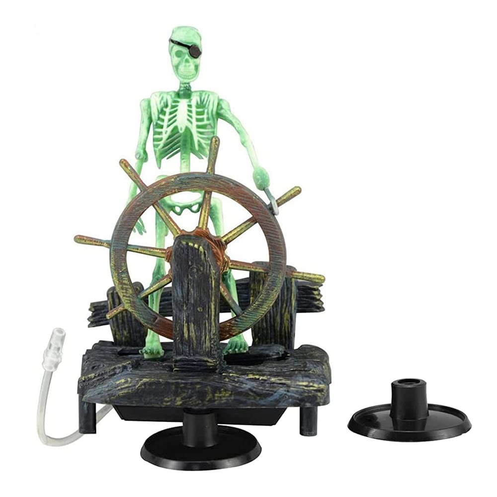 Jason Voorhees Aquarium Decor CDQL Aquarium Pirate Captain Decoration ...