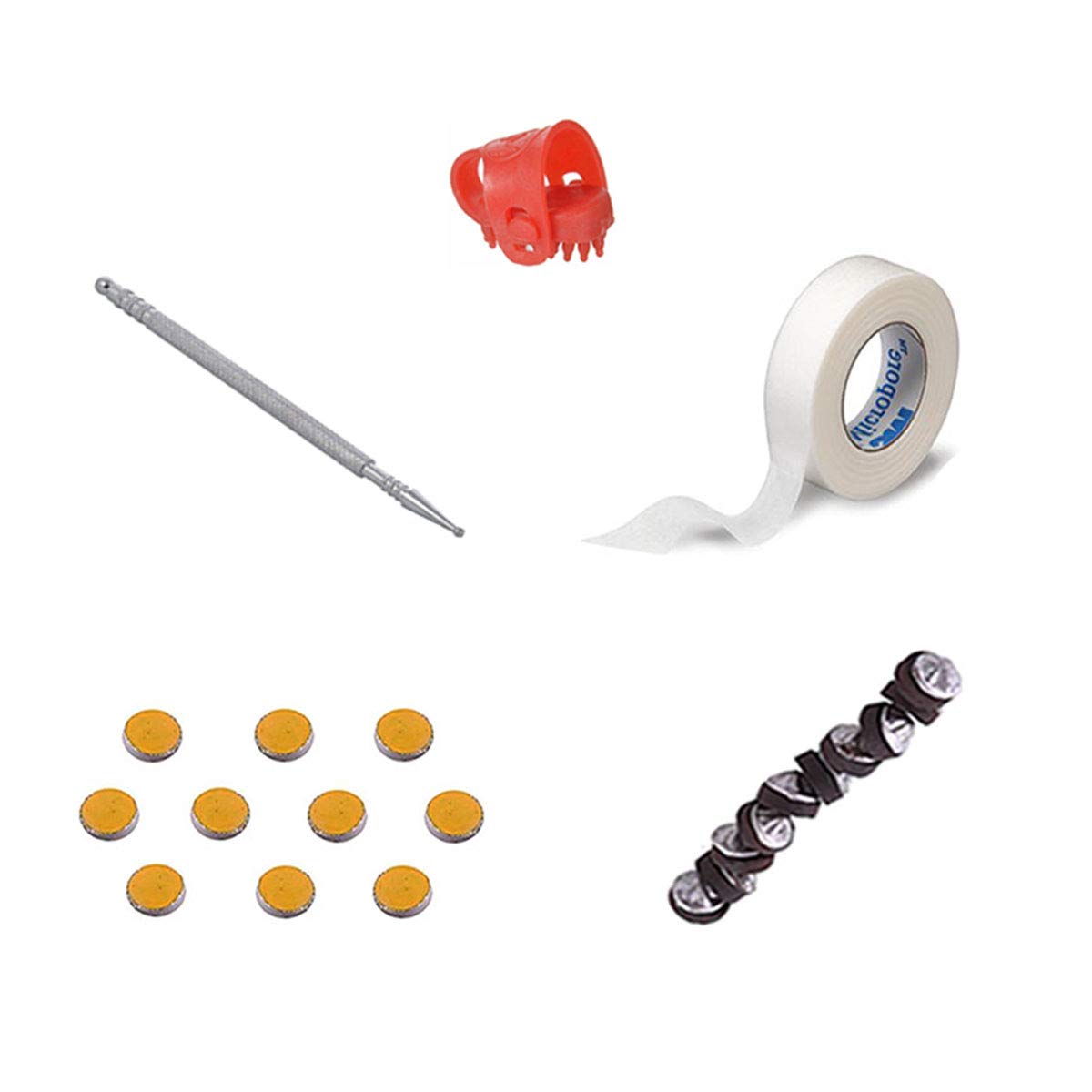 Deltakart Acupressure Su-jok Tools Set Contain Byol & Star Magnet Su-jok Jimmy-Steel & Thumb Jimmy For Stress and Pain Relief