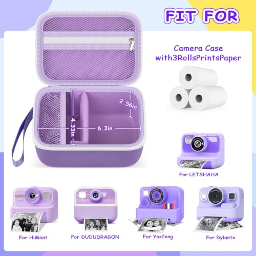 Maleta para cámara instantánea para niños color púrpura miniatura 2