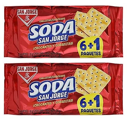 SAN JORGE Galletas Soda Crocantes 280 gr. | Soda Crackers 2 PACK