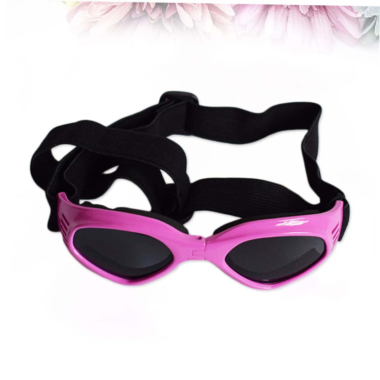 EXAOMBLE Pet Sunglasses Dog Sunglasses Design Adjustable Straps Uv Protection Goggles
