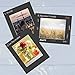 Golden State Art, Acid Free, Pack of 10 11x14 Black Picture Mats Mattes with White Core Bevel Cut for 8x10 Photo