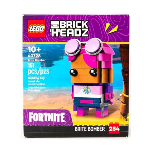 LEGO Fortnite Brickheadz Brite Bomber 40728 (151 Pieces) Building Set for Fans Aged 10 and Up