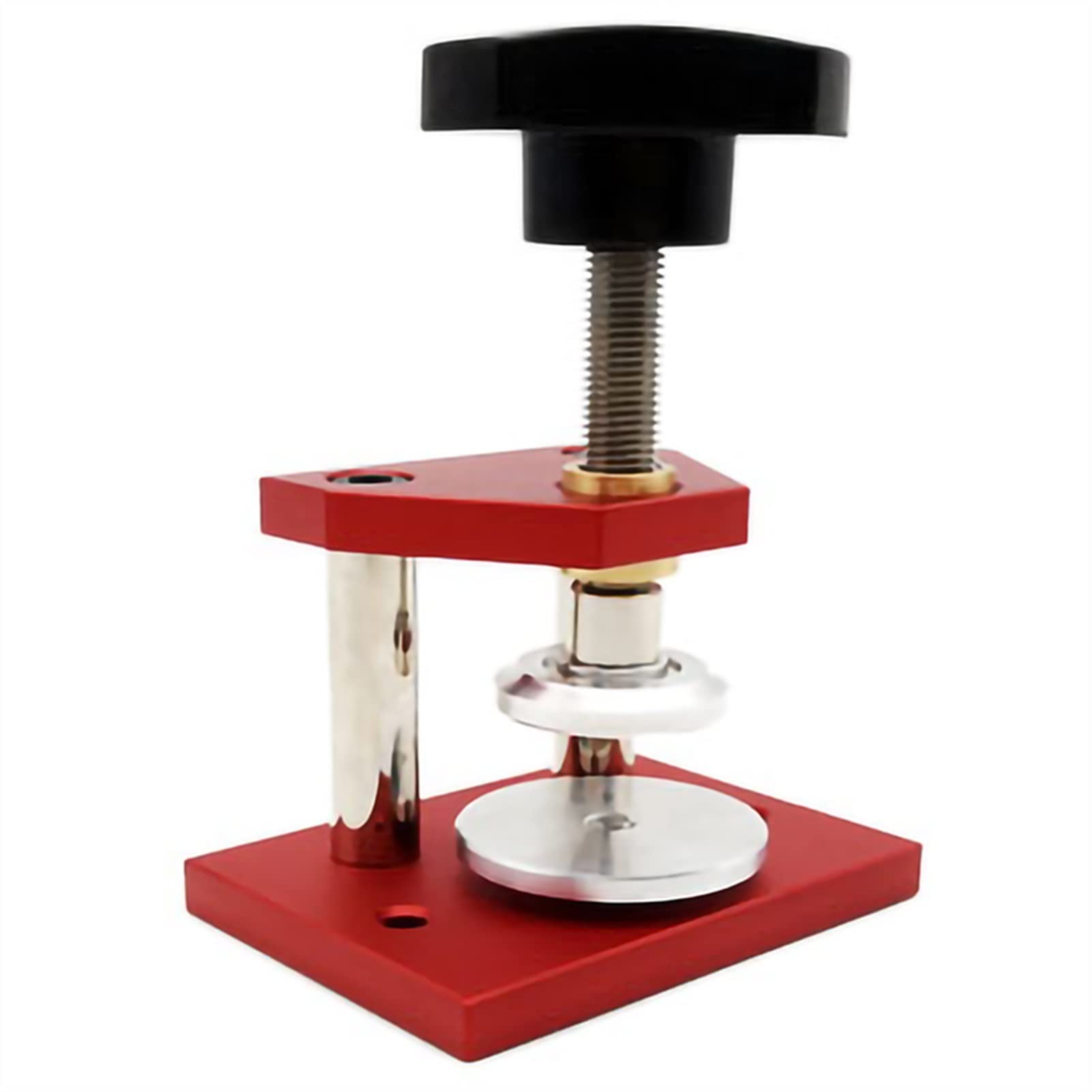 Herramienta de prensado de Cajas Medianas y Pesadas con 12 moldes de Nailon para reparación de Relojes Kit de Herramientas de reparación de Relojes