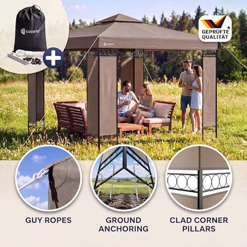 Casaria Garden Gazebo Pavilion Lorca strong frame