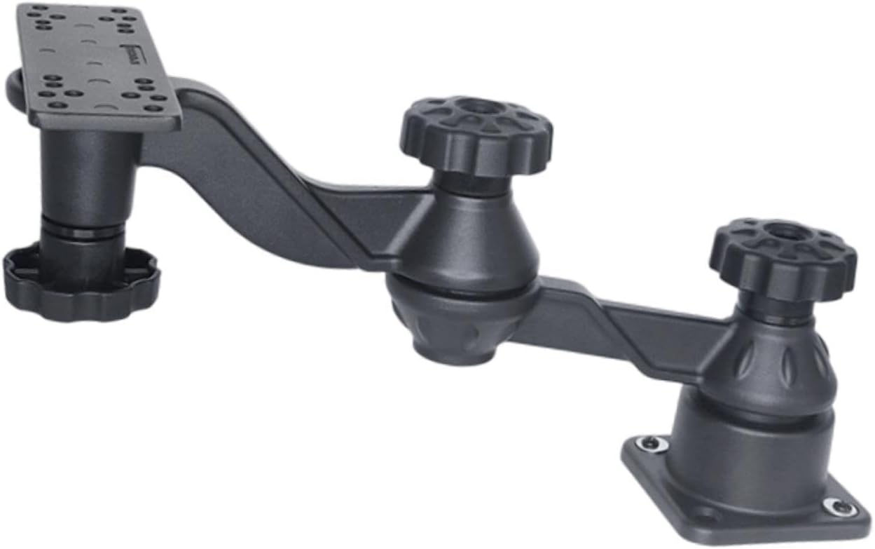 Fish Finders Mount Aluminum Alloy Heavy Duty Swing Arm Bracket Marine