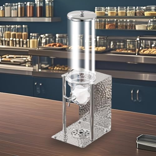 Dispensador de cereales de acero para almacenamiento de frijoles y frutos secos