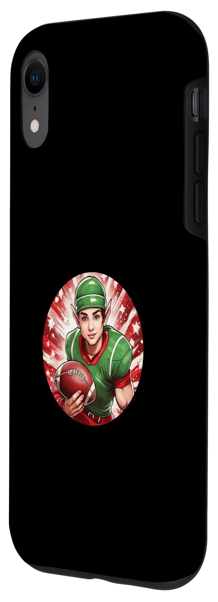 iPhone XR Christmas Elf American Football Case - Image 2