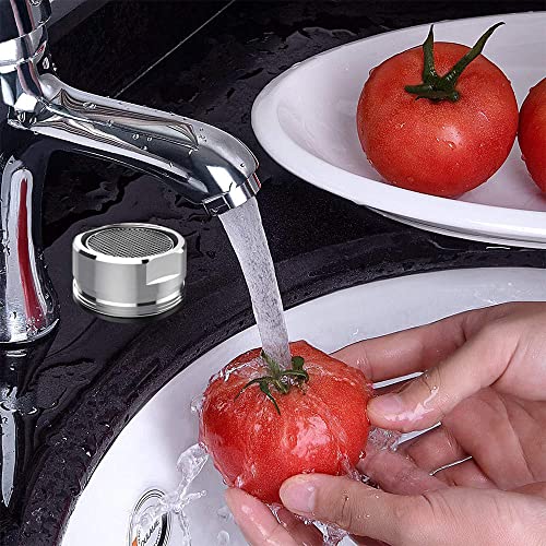 4 Pack Water Saver Spout Filter Mesh Tap Head Faucet Aerator Replacement Parts Insert Nozzle Diy Kitchen Bathroom Shower Sink Basi 22Mmn Tool Regulator Flow Silver(22Mm Male Thread) #TOP2