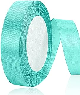 OWill Pink Satin Ribbon, Double Sided Polyester 20mm X 22m(24 Yards) Gift Wrapping Ribbon for Crafting,Gift Wrapping, DIY Sewing Project, Cake Decoration,Party Balloon & Hair Bows