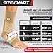 Sleeve Stars Ankle Brace for Women & Men, Ankle Wrap for Sprained Ankle, Compression Sleeve for Plantar Fasciitis Relief, Easy Customizable Support: w/Removable Strap (Single/M:10