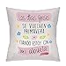 ZCHXD Regalo de Abuela Funda de cojín Colorida Funda de Almohada de Lino de 45x45 cojín Decorativo para Silla de Sala de Estar Coche para Abuela (Estilo 2)