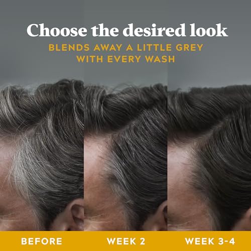 Just For Men Control GX 2-in-1 Shampoo and Conditioner, Gradually and Permanently Reduces Grey Hair with Each Wash, New Improved Formula - All Shades, 118 ml - Image 4