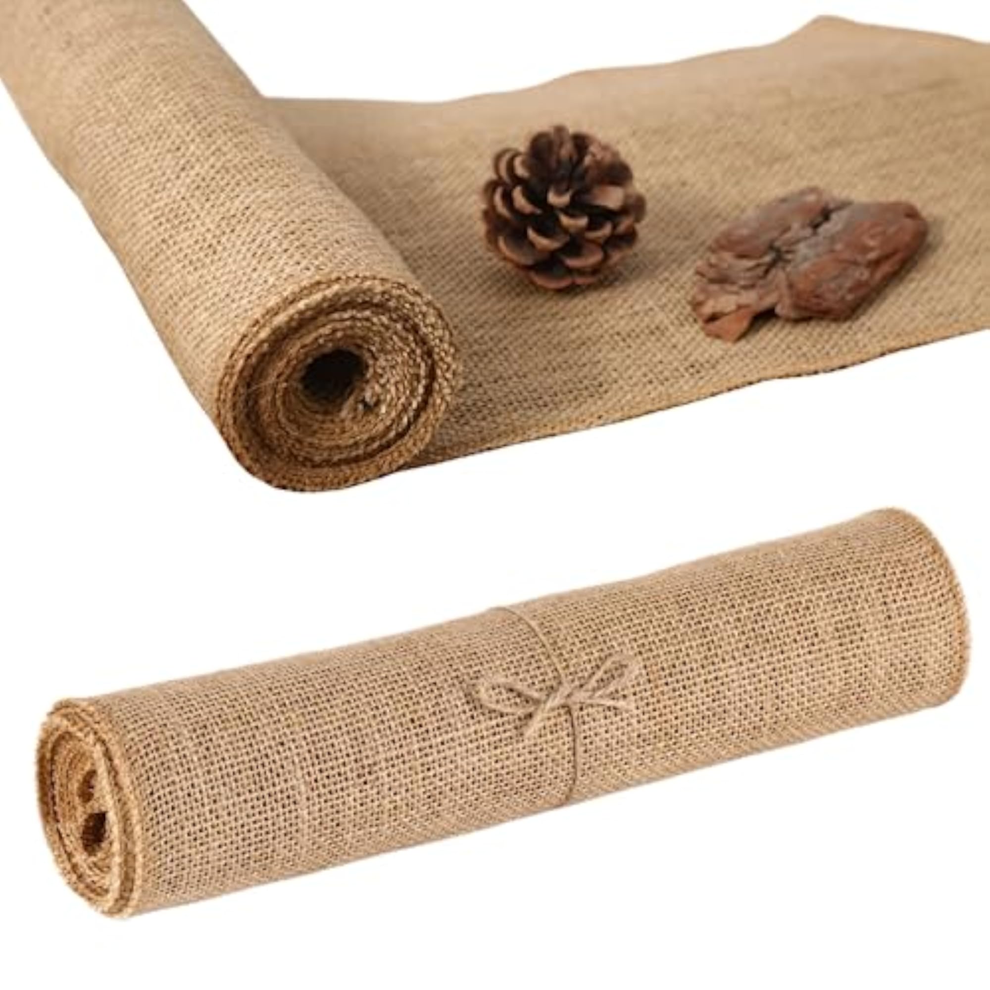 Burlap Table Runners, Eco-Friendly Jute Fabric Roll