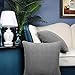 HETOOSHI 2 Pezzi federe per Cuscini in Velluto a Coste Velluto Soft Granuli Solid Decorativa Piazza Gettare Federe Set Cuscino per Divano Letto (40 x 40 cm, Grigio)
