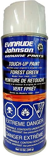 OEM BRP OMC Johnson Evinrude 1968-1969 Forest Green Touch-Up Spray Paint