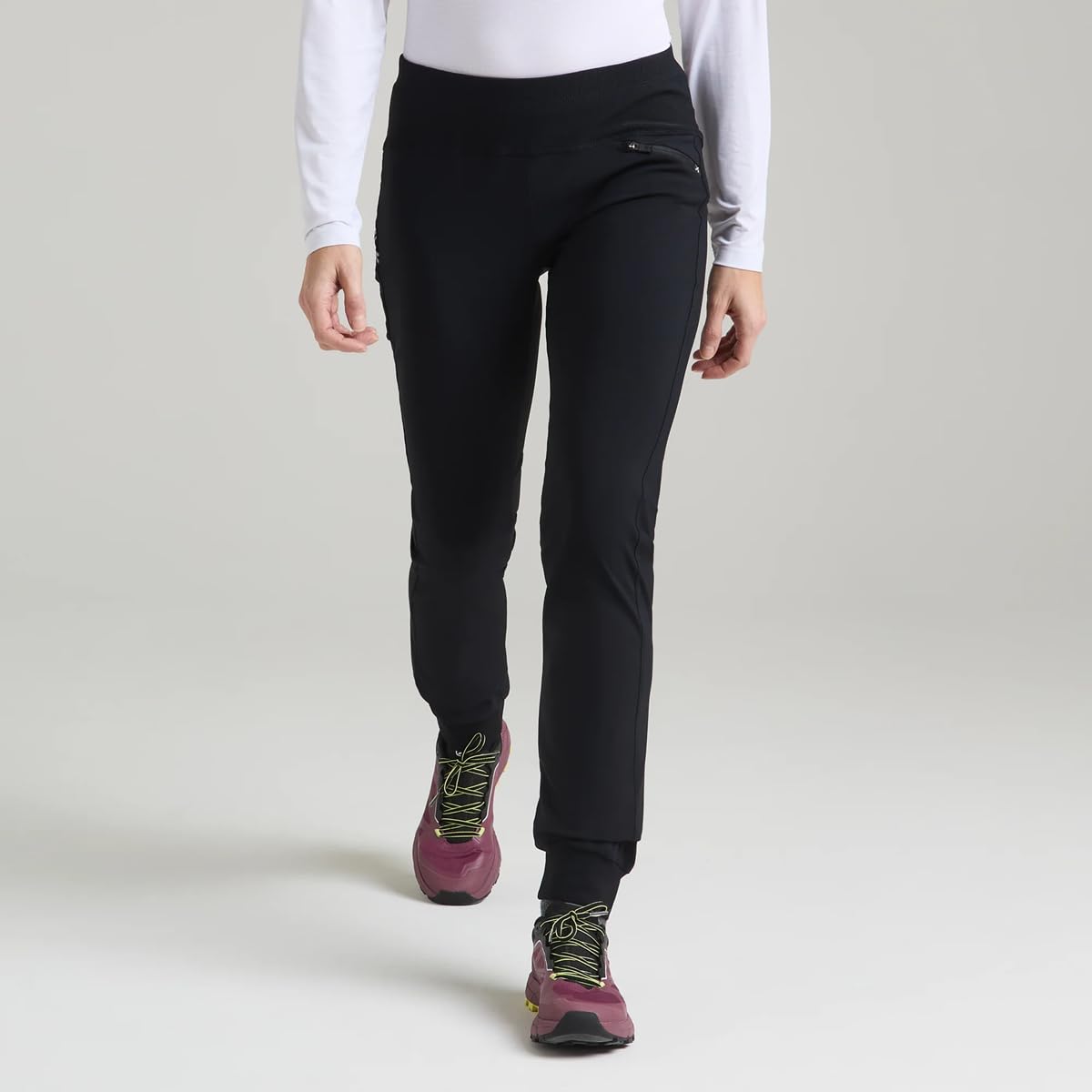 MONTURA Sound Pants Donna MPLR36W 9090 Colore Nero Pantalone Lungo Ideale per attività Outdoor Trekking e Tempo Libero