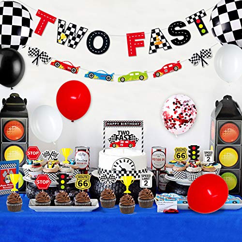 Save 50% on Bessmoso Racing Car Birthday Decorations Kit - Image 2