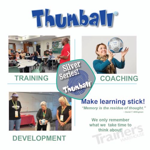 Image of Trainers Warehouse 6 inch Thumball Collection, 32 Prompts for Conversation, Team Building, Relationship and Training