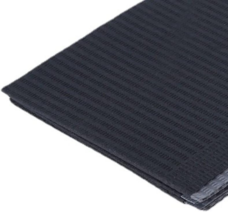125pcs Disposable Tablecloth, Practical Leakproof Table Cover for Nail Eyelash Salon (Black)