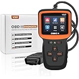 OBD2診断機 スキャンツール 全OBDII機能対応 ユニバーサル自動車・トラック用 10言語サポート 故障診断機 2000年以降全車両対応 (V317,OBD2)