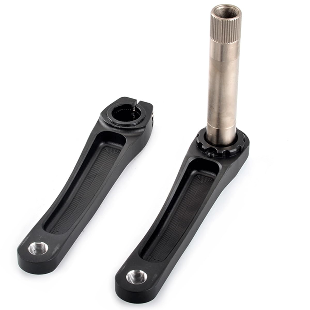 Pedivella Bici Pieghevoli 110/127/140/150/155/160 Mm Braccio Manovella per Bici Ultraleggera Guarnitura Integrata(155mm)
