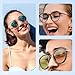 FOFALY Nose Pads for Glasses, Anti-Slip Silicone Eyeglass Nose Pads, 2.5mm Heightened Airbag Cushions, Comfortable D-Shaped Adhesive Replacement Nose Pad for Sunglasses (10 Black Pairs)