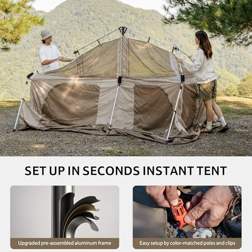 Carpa Naturehike Village Pro para 4-8 personas miniatura 4