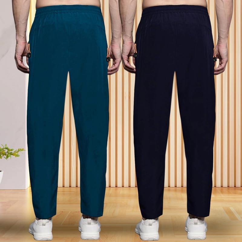 Image of Pinkmint Combo Track Pant for Men Soild with Pocket Active Wear ll Gym Wear (Pack of 2)