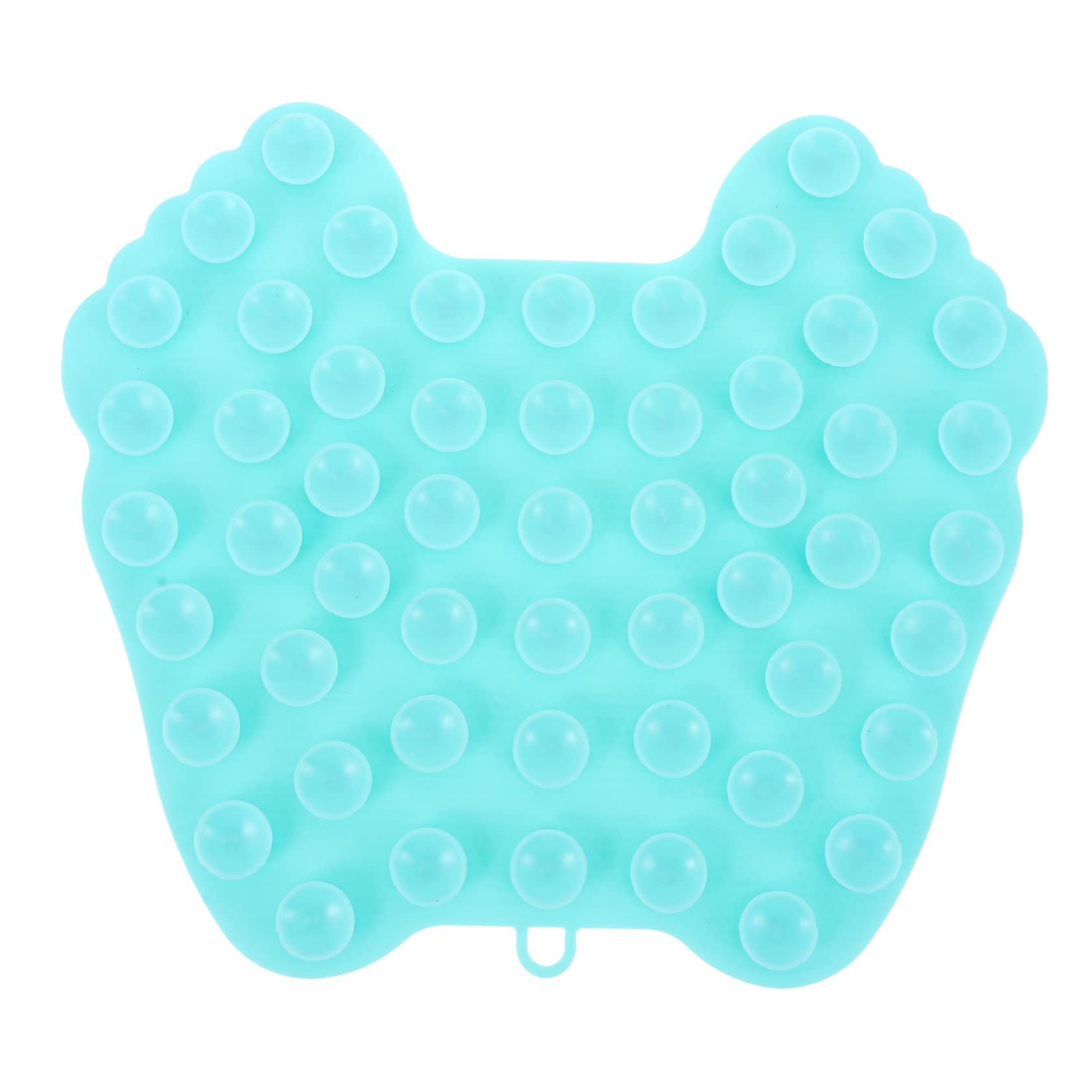 Cepillo de Silicona para Pies Masajeador y Exfoliante Alfombrilla Duradera Antideslizante para Limpieza y Cuidado de Talones Secos Herramienta para Pedicura Ducha Color Azul