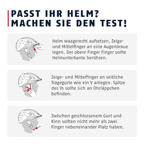 ABUS Stadthelm Hyban 2.0 - Fahrradhelm mit Rücklicht, ABS-Hartschale, guter Passform - für Damen...