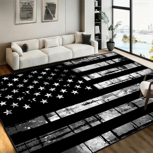 4x6 Rustic Farmhouse Flag Rug