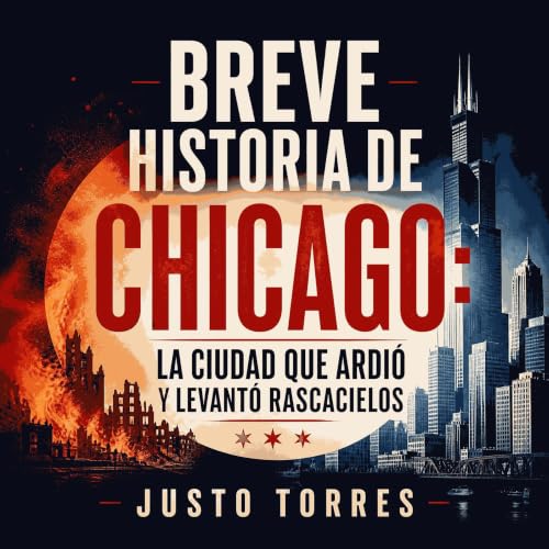 『Breve historia de Chicago: La ciudad que ardi&oacute; y levant&oacute; rascacielos』のカバーアート