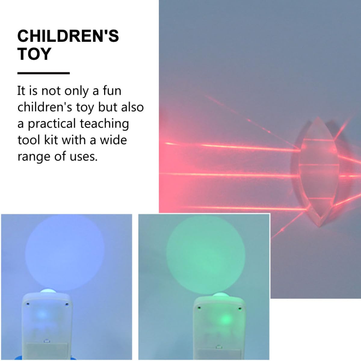 Kit de Experimentos Visuales 1 Juego Plástico para Niños y Estudiantes