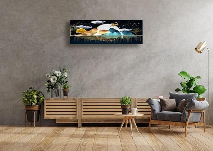 Diwali Offer Buy Now Ameedarshan Golden Sunset Printed Air Conditioning Dust