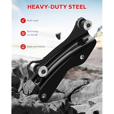 Amazicha Vivid Black 4 Point Docking Hardware Kit, 4 PCS Docking Hardware Covers Compatible for Harley Davidson Touring Street Glide Electra Glide Road Glide Road King 2014-2024